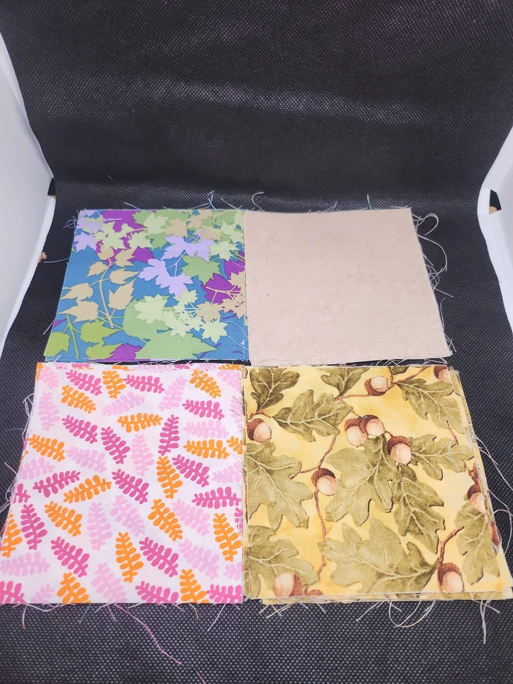 Patchwork Fabric Squares Bundle - Multicolor Designs